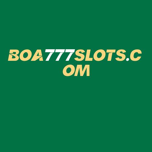 Logo da BOA777SLOTS